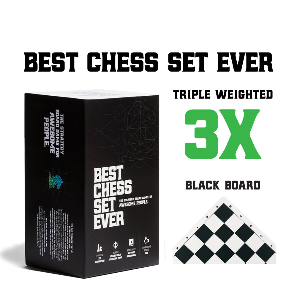 Best Weighted Professional Tournament Chess Set with Silicone Board