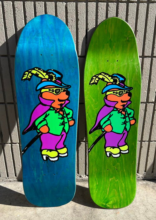 Prime Marc McKee Sticker-O-Rama "WINNIE THE PIMP BEAR" Skateboard Deck