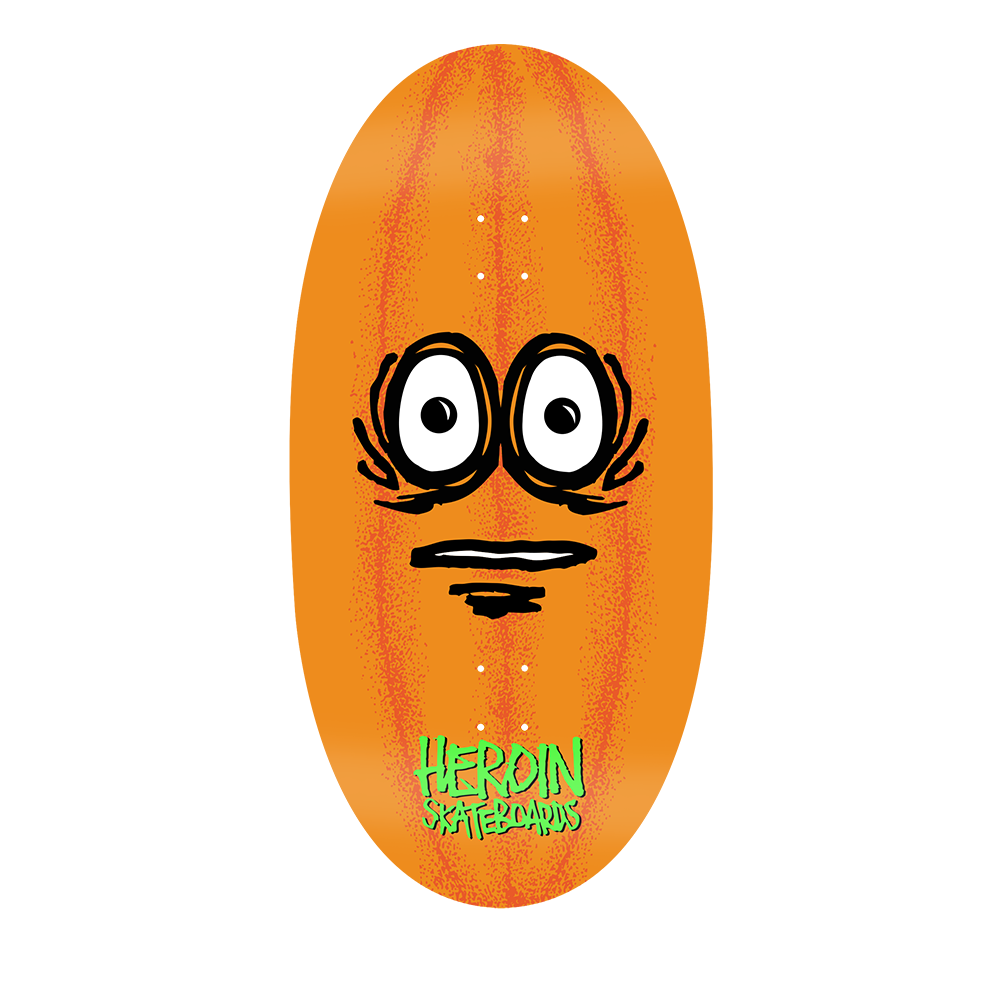 HEROIN "EGGZILLA 3" 14" SKATEBOARD DECK