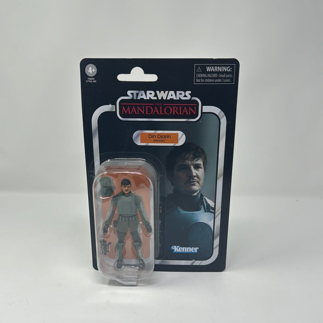 Star Wars Vintage 3-3/4in Mandalorian Din Djarin Morak Action Figure