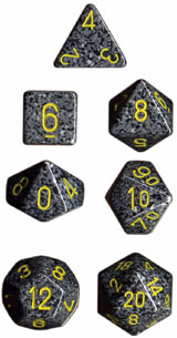 Speckled Polyhedral Urban Camo 7-Die Set