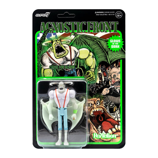 Super7 x Agnostic Front - Eliminator Glow In The Dark  ReAction Figure