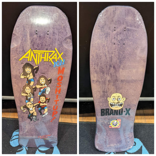 Brand-X Anthrax 2022 Skateboard Deck *Dark Slide Exclusive Colorway LTD of 25