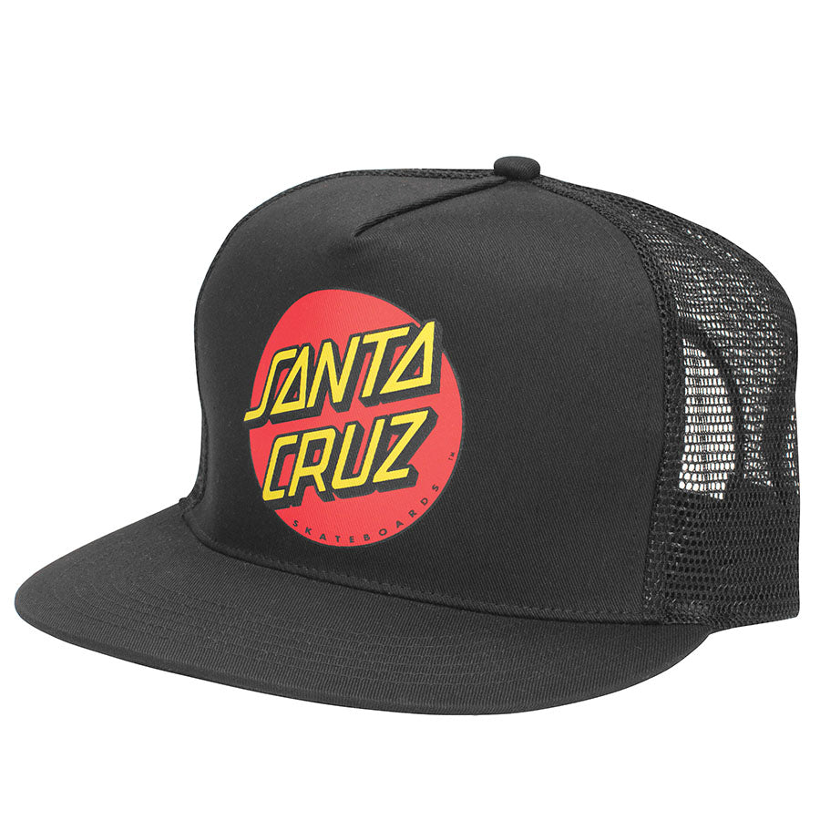 Santa Cruz Classic Dot Mesh Trucker High Profile Mens Hat