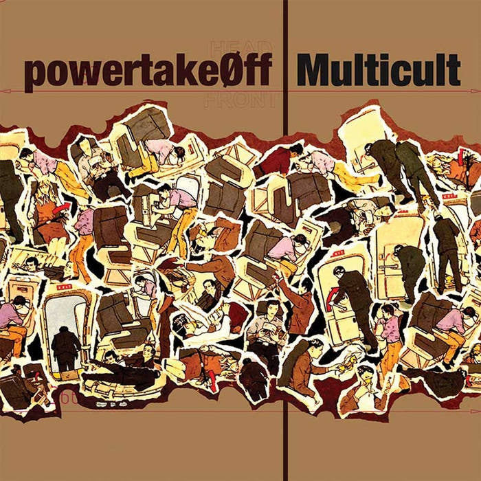 Power Take Off / Multicult - Split Tri Color Vinyl 7" Record