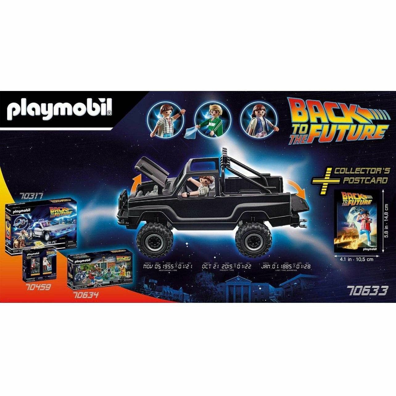 Playmobil Back to the Future 35-piece 1985 Marty's Pickup Truck playset