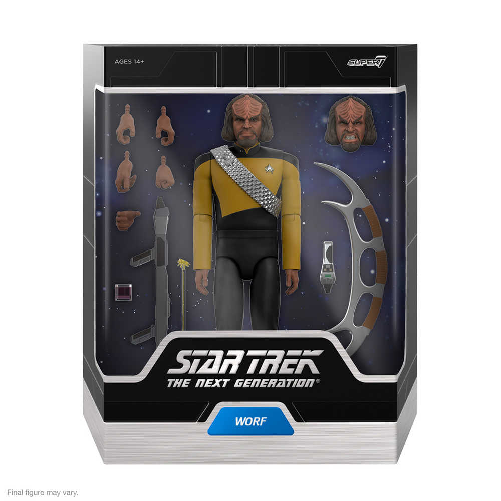 Star Trek The Next Generation Ultimates W2 Worf Action Figure