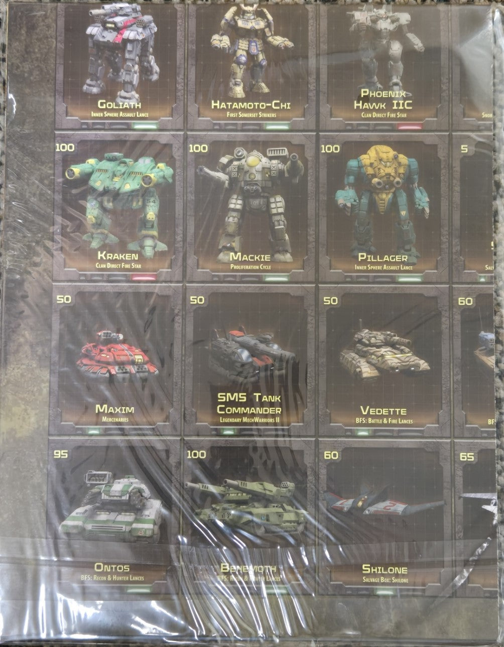 BattleTech - Mercenaries 3-Pack Poster Set (Kickstarter)