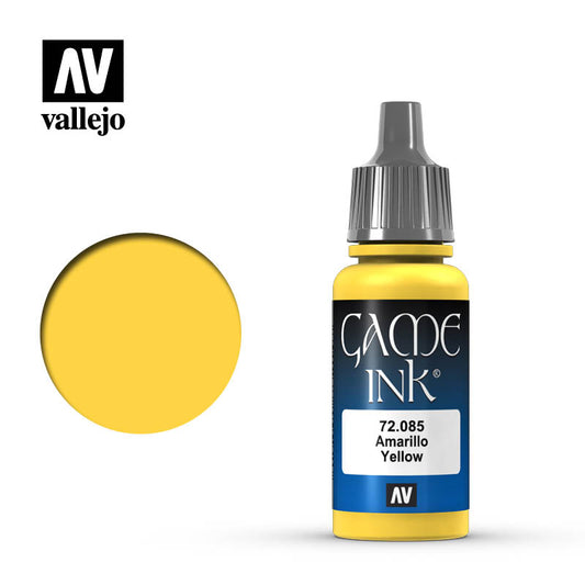 Vallejo Game Color Paint: Yellow Ink (17ml)