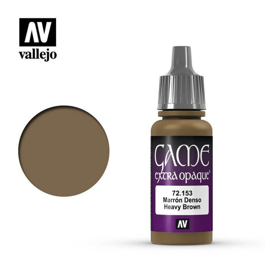 Vallejo Game Color Paint: Heavy Brown (17ml)