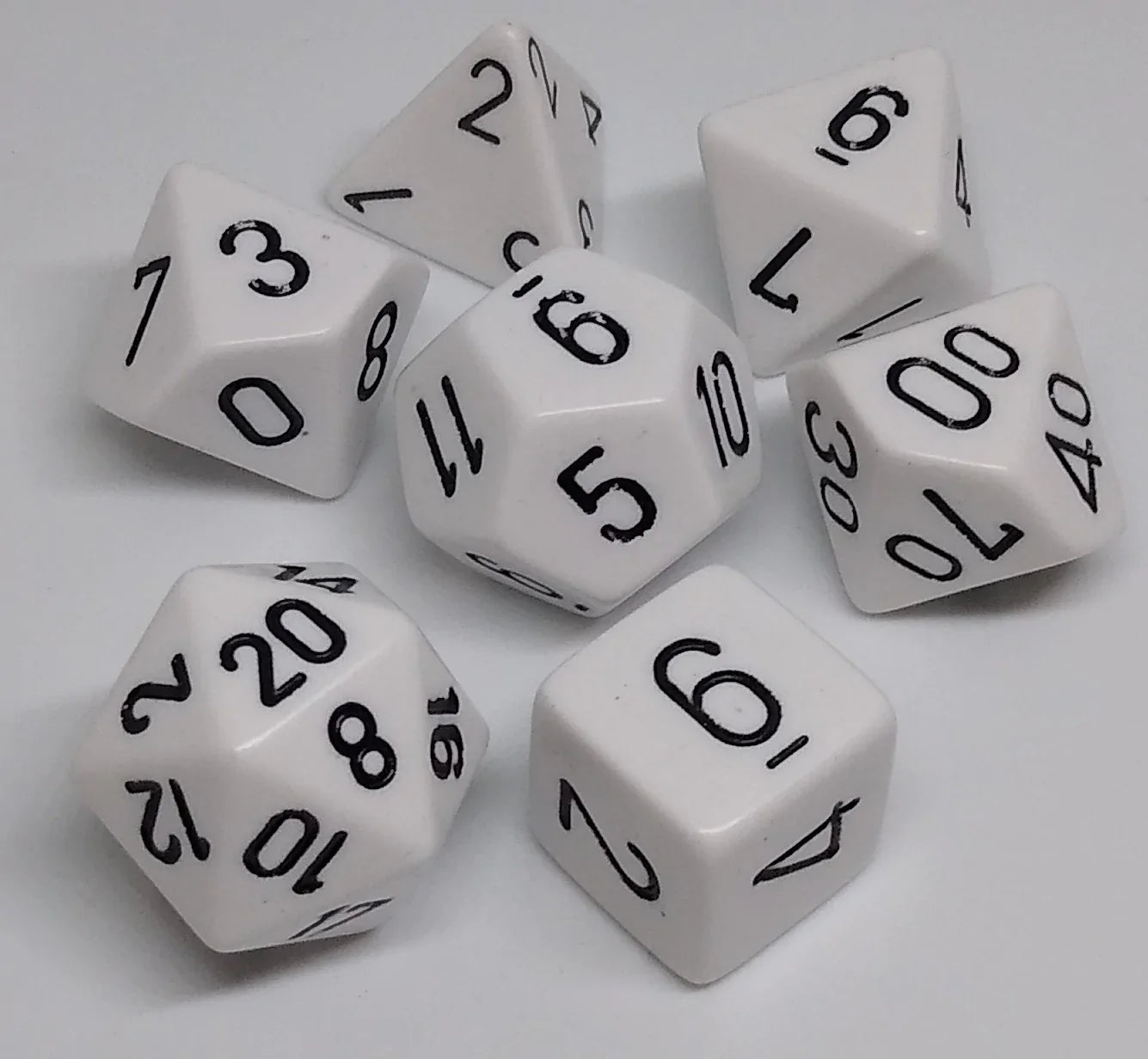 Chessex: Opaque Polyhedral Dice Set