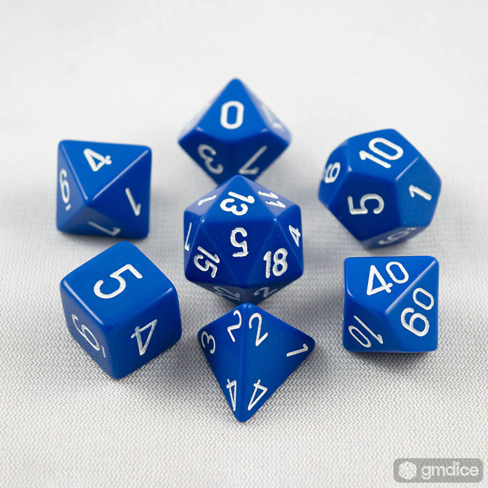 Chessex: Opaque Polyhedral Dice Set