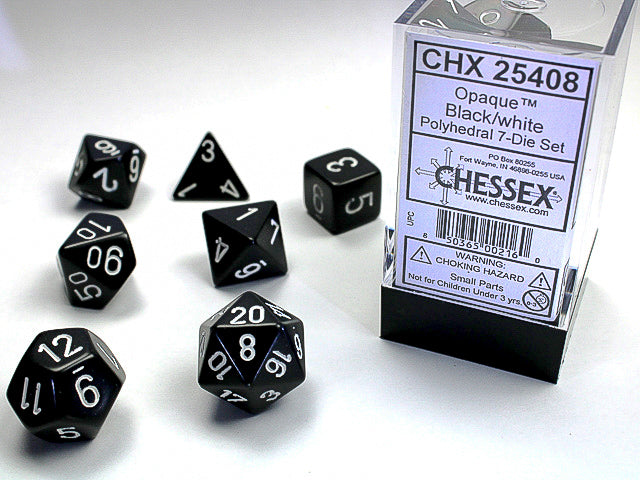 Chessex: Opaque Polyhedral Dice Set