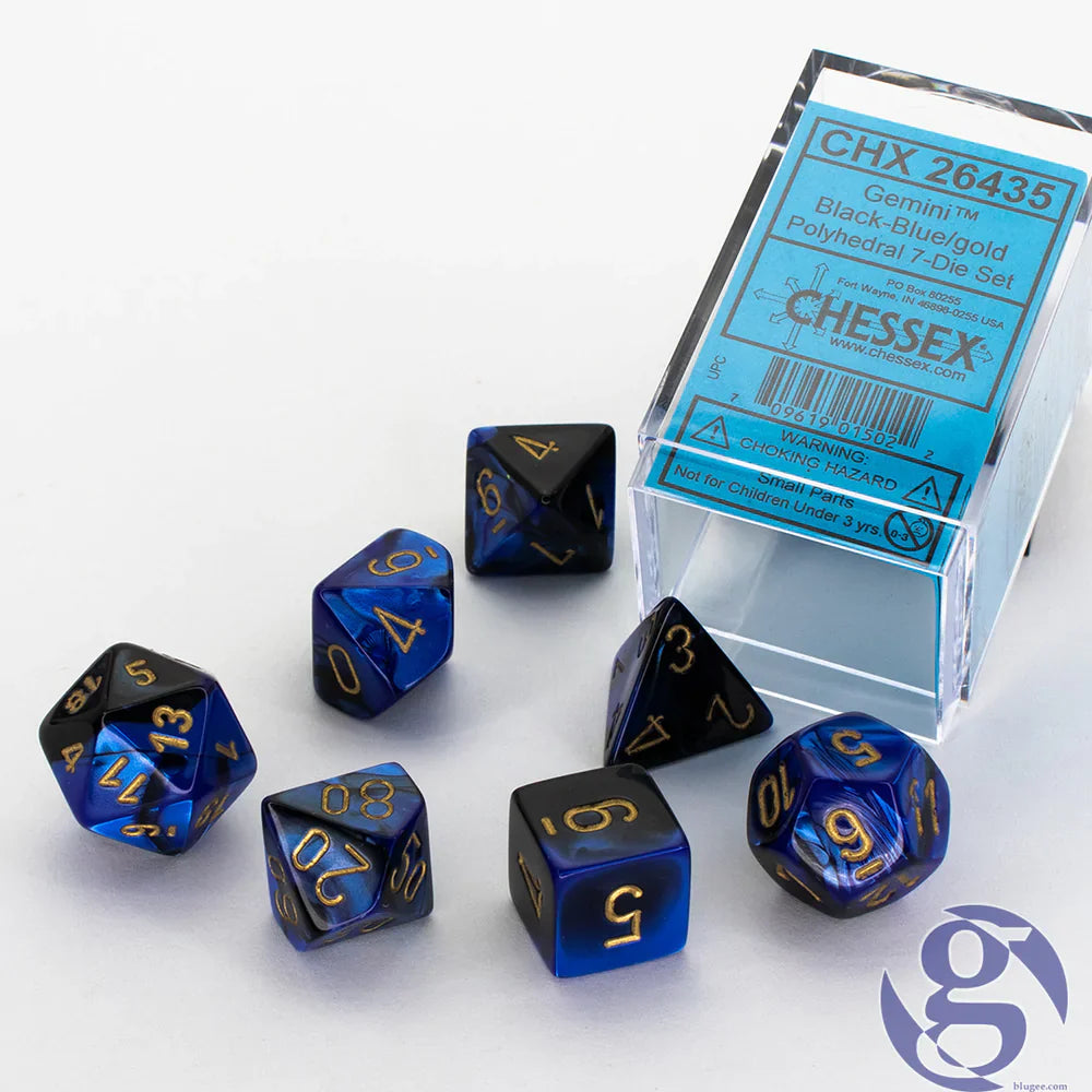 CHESSEX: POLYHEDRAL Gemini DICE SETS