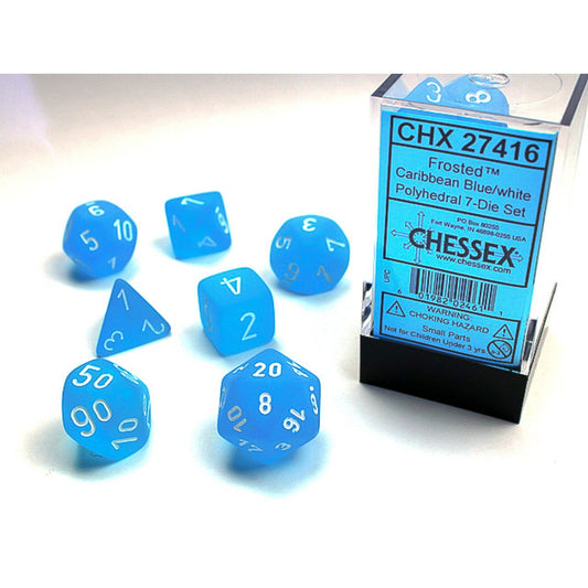 Chessex: Frosted Polyhedral Dice Set