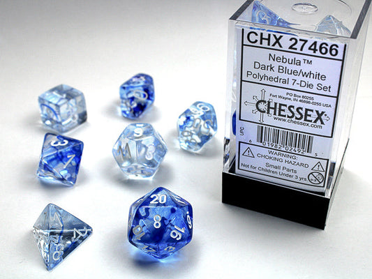 Chessex: Polyhedral Nebula Dice sets