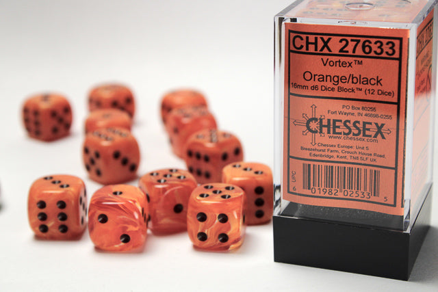 Chessex: D6 Vortex Dice set - 16MM