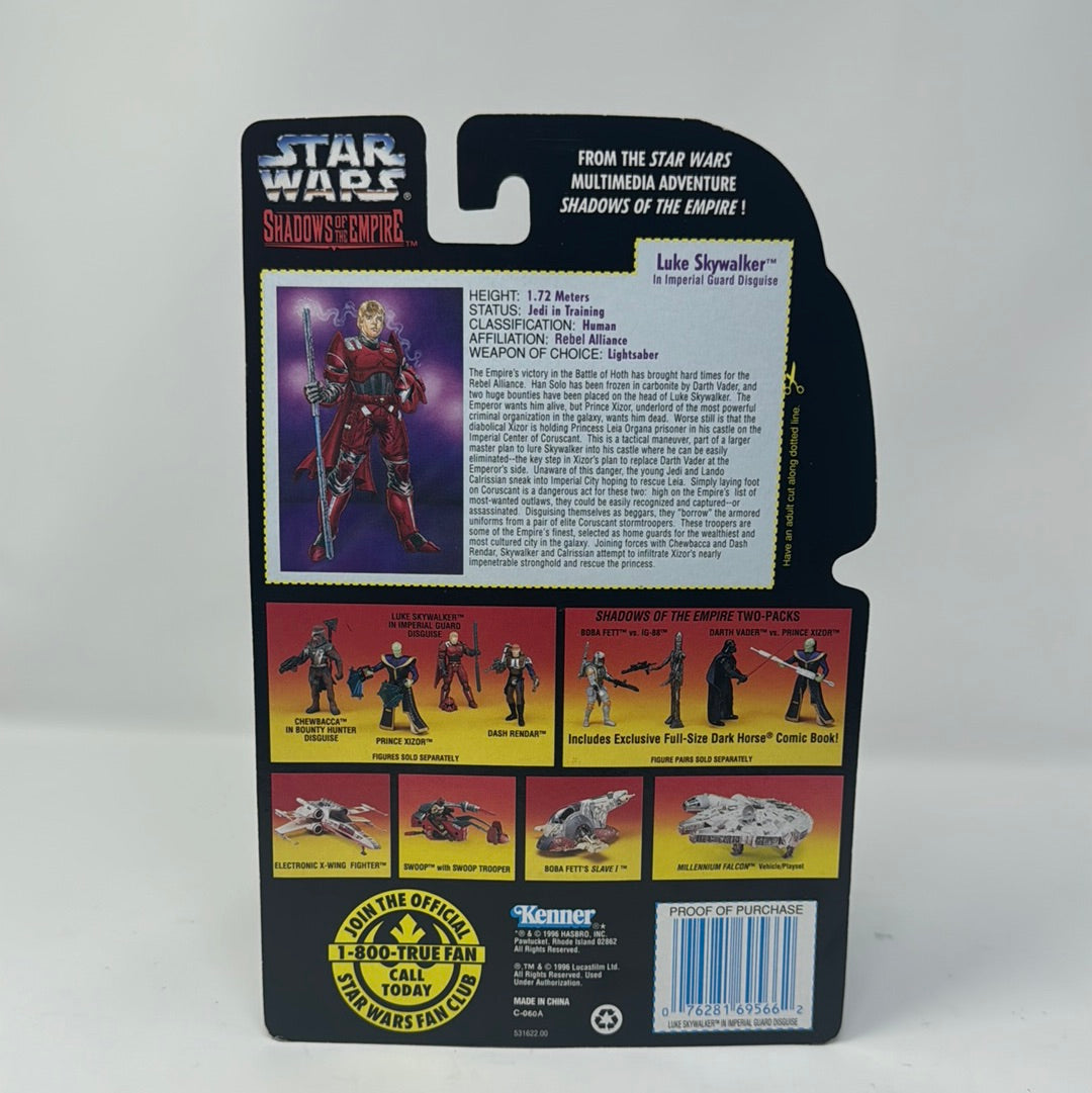 Kenner Star Wars Luke Skywalker in Imperial Guard Disguise Power Of The Force Action Figure