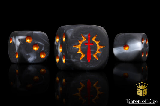 Consecrated Blades Dice - Black