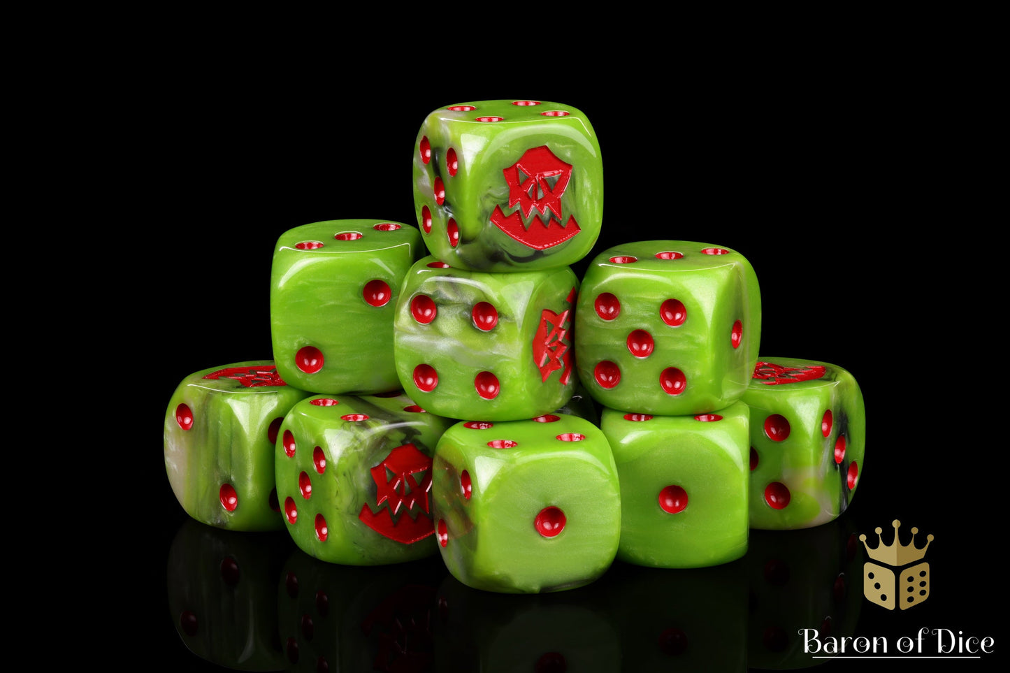 Orc Dice - Red