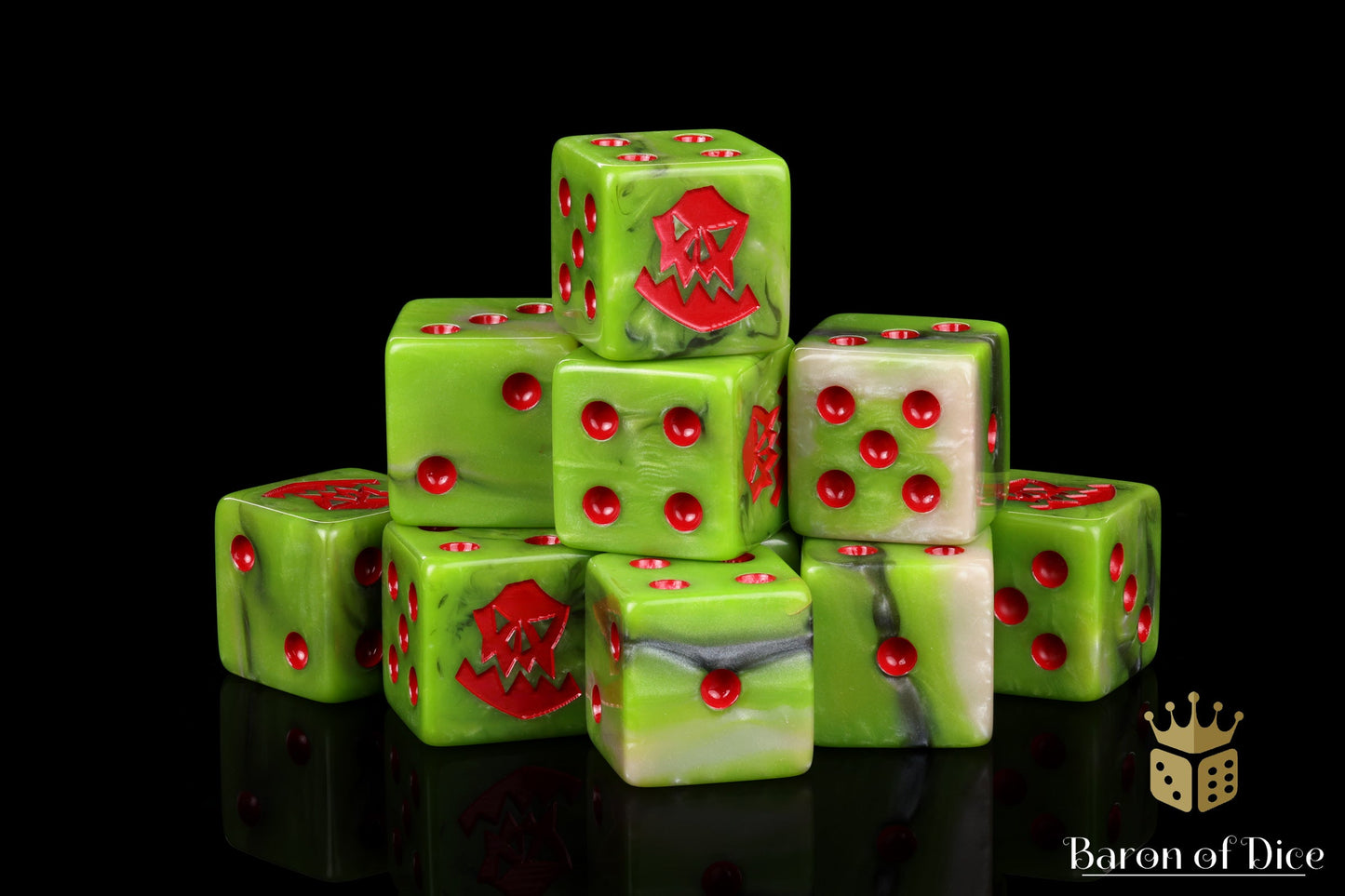 Orc Dice - Red