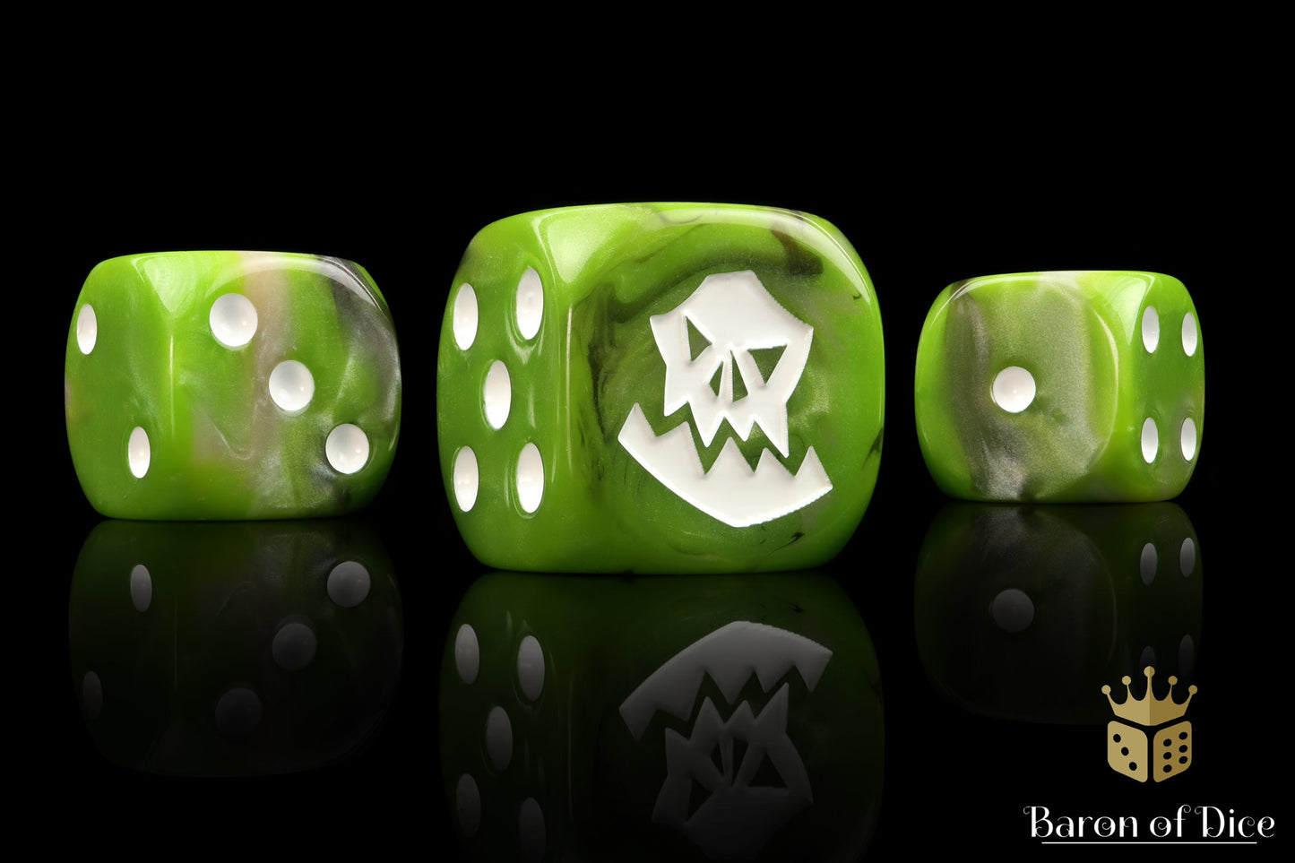 Orc Dice - White