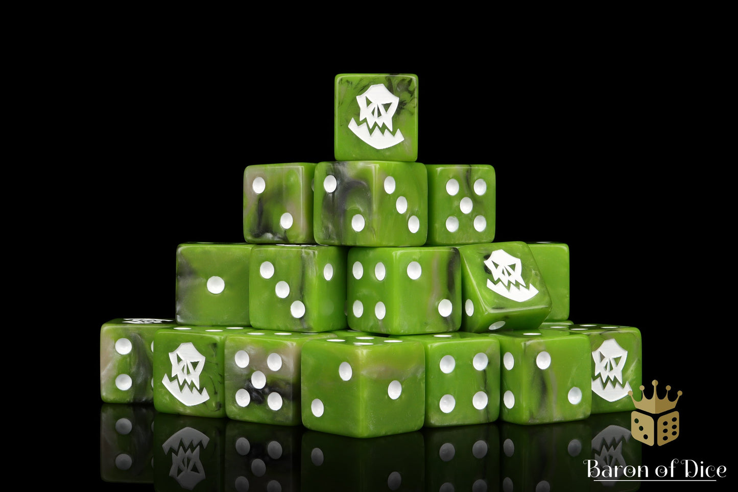 Orc Dice - White