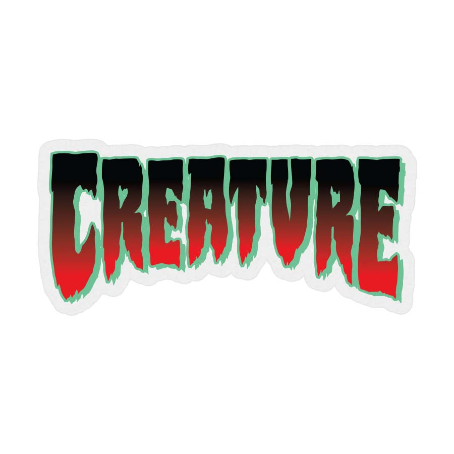 Creature Skateboards Horror Logo 4" Mylar Sticker