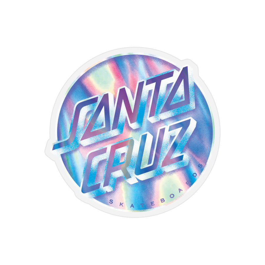 Santa Cruz Iridescent Dot 3" Sticker