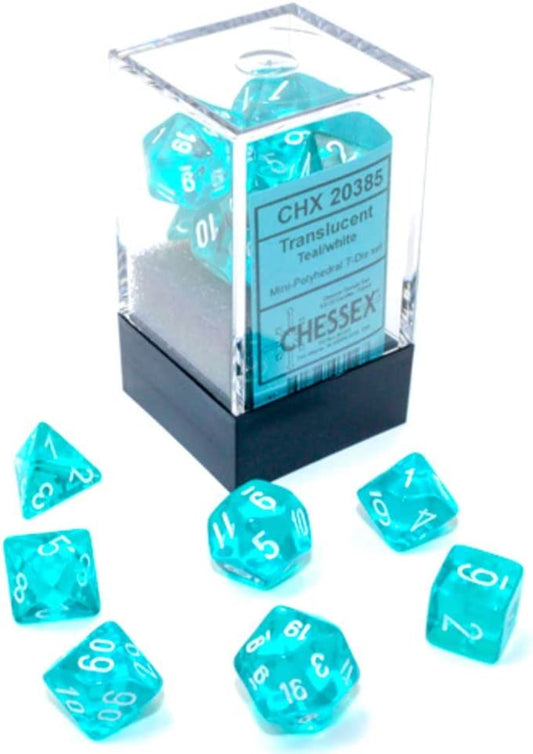 Chessex: Polyhedral Translucent Dice sets - 10mm