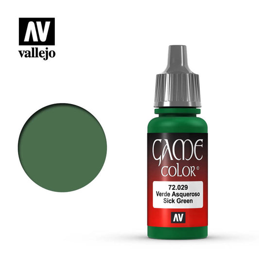 Vallejo Game Color Paint: Sick Green (17ml)