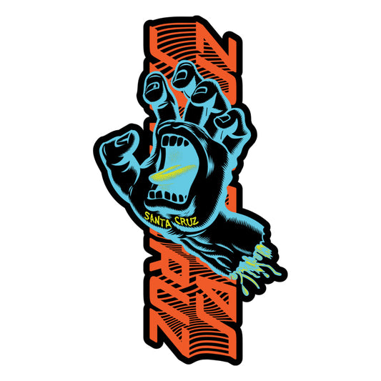 Santa Cruz Split Strip Hand 3.5" Sticker