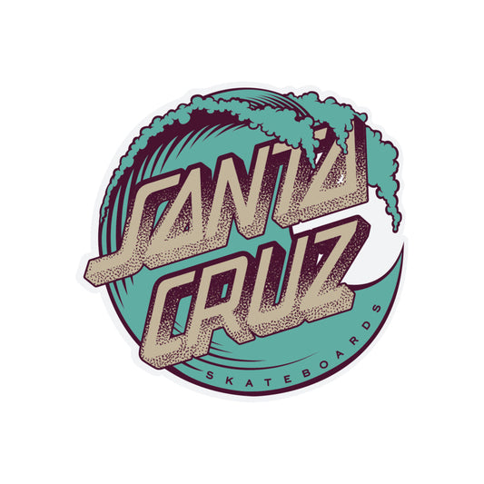 Santa Cruz Stipple Wave Dot 4" Sticker