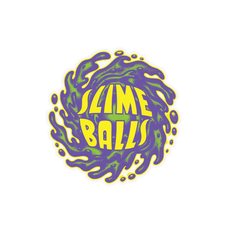 Slime Balls Yellow/Green/Purple Logo 3.5 in Sticker