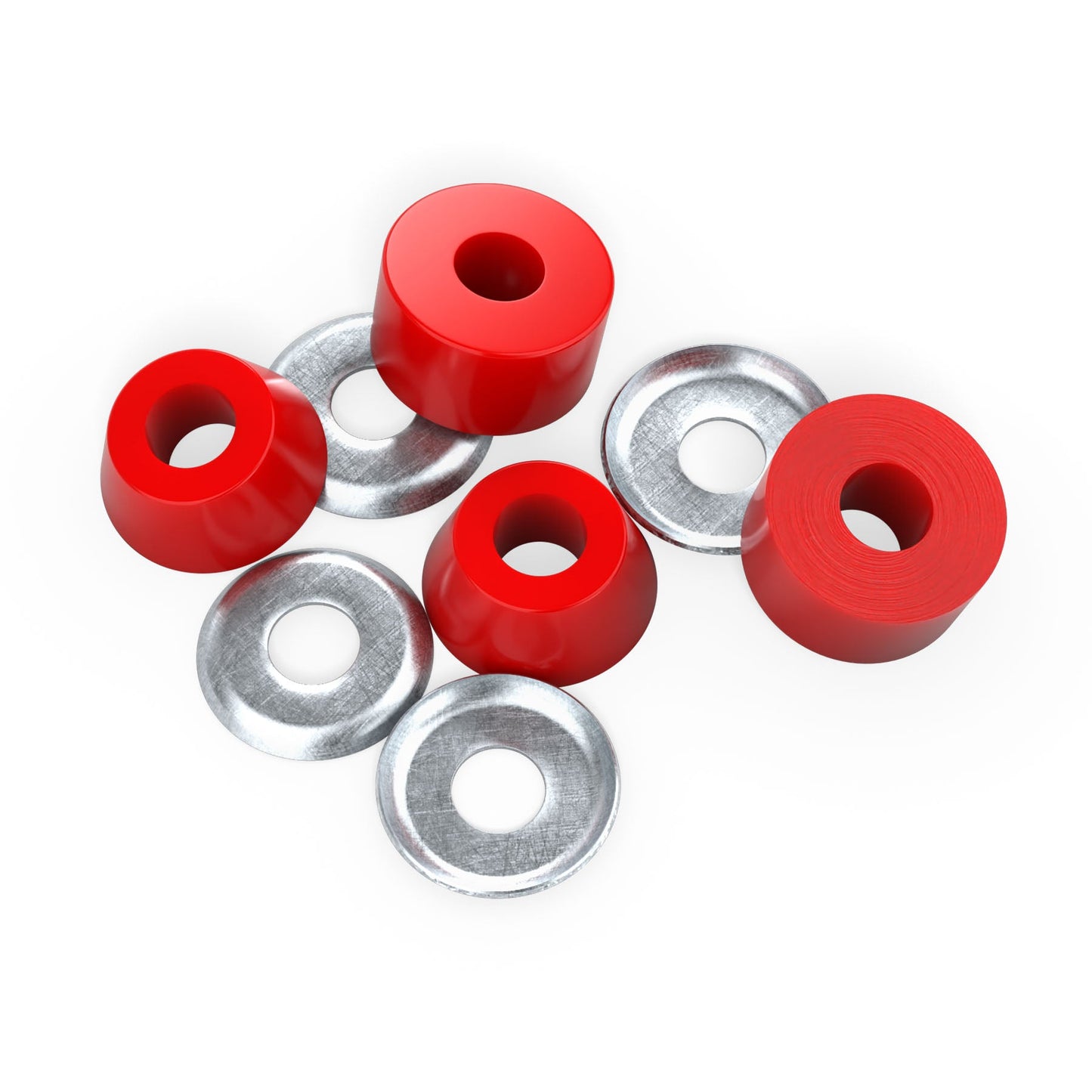 INDEPENDENT STANDARD CYLINDER BUSHINGS SOFT 88A RED SKATEBOAD BUSHINGS