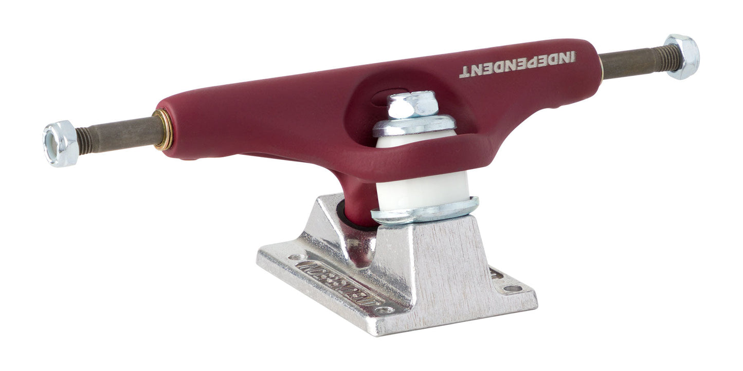 Independent Stage 11 BTG Speed Burgundy Silver Skateboard Trucks