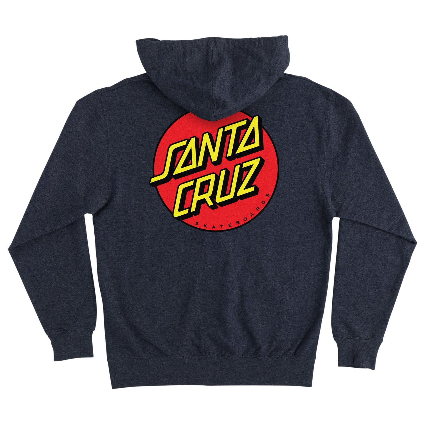 Santa Cruz Classic Dot Zip Up Heavyweight Hooded Sweatshirt