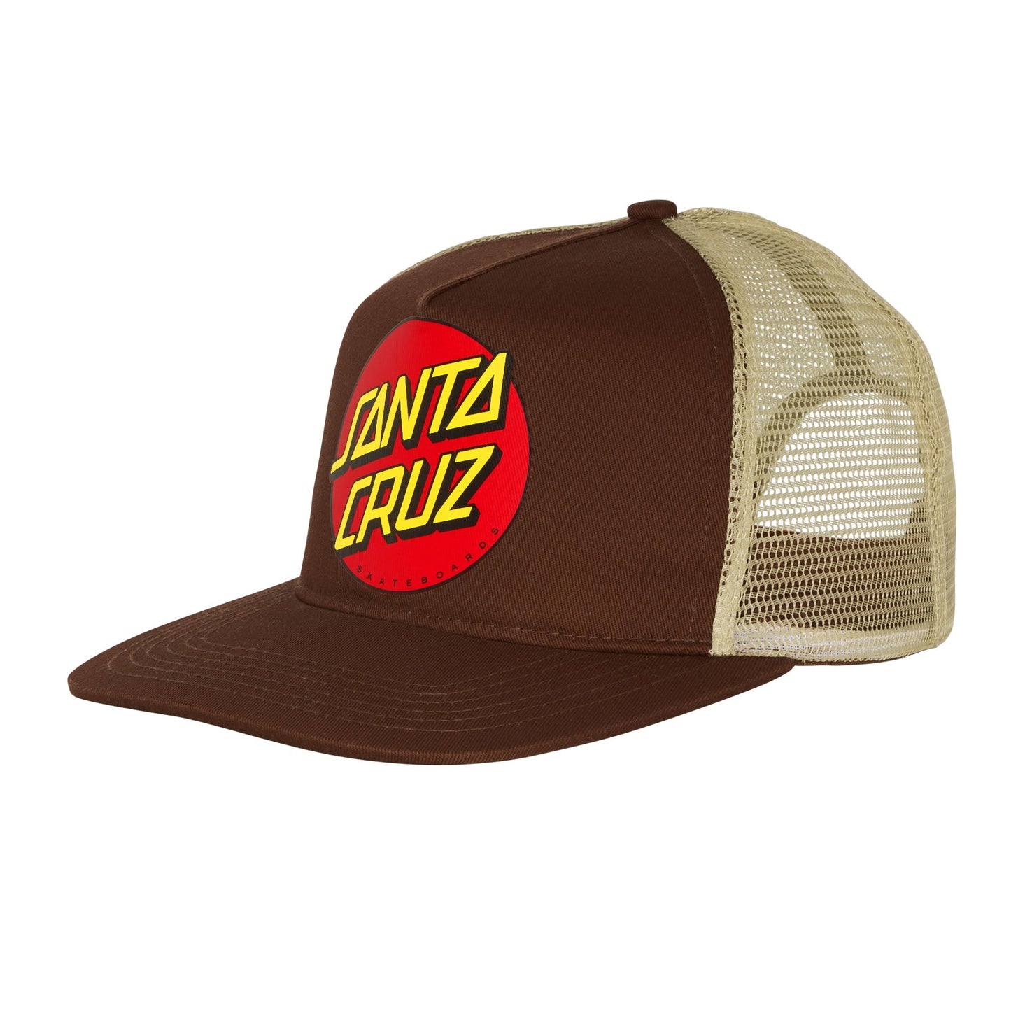 Santa Cruz Classic Dot Mesh Trucker High Profile Mens Hat