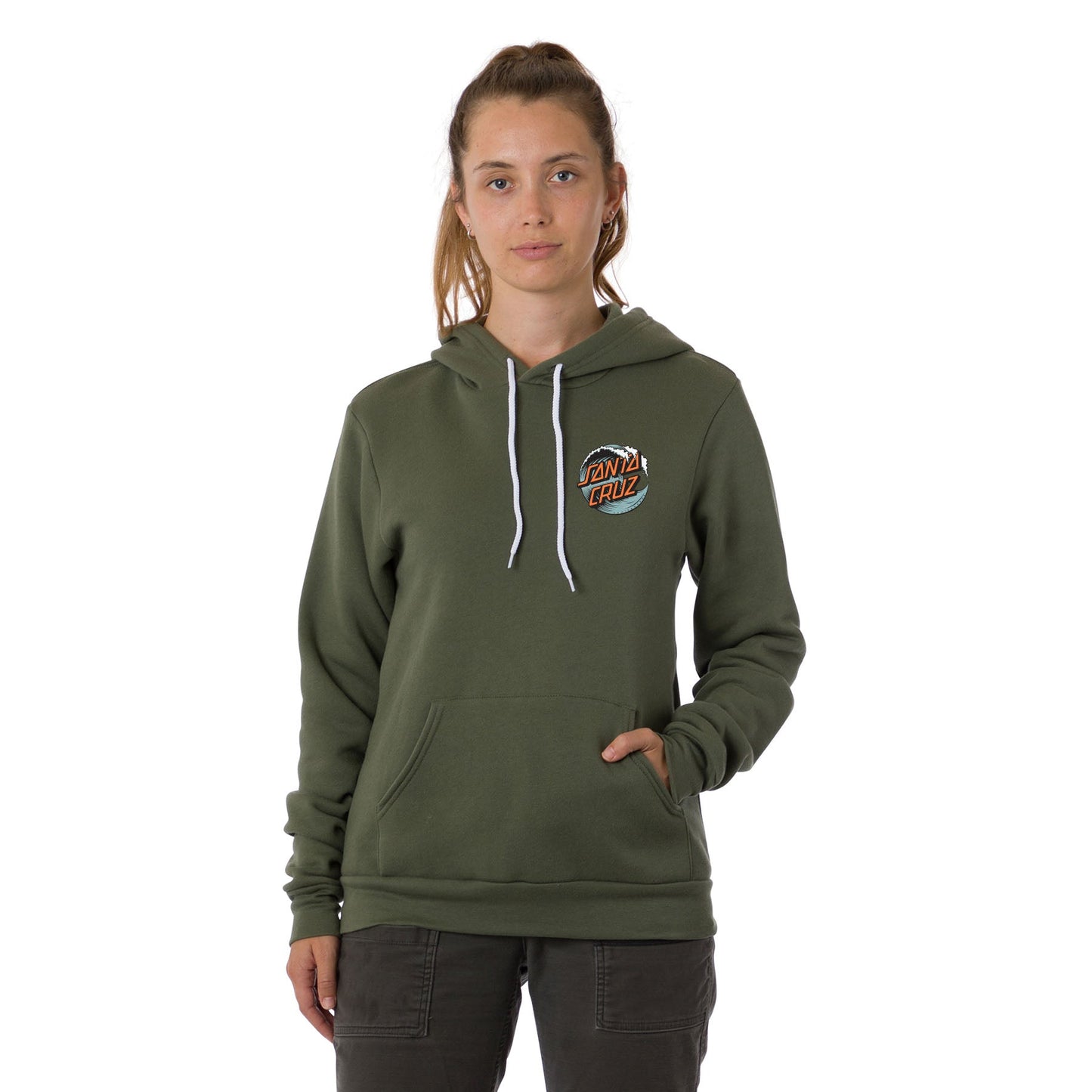 Santa Cruz Wave Dot P/O Womens Hooded Sweatshirt