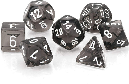 Chessex: Polyhedral Translucent Dice sets