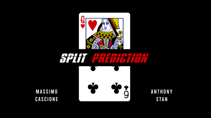 Split Prediction Red (Gimmicks and online instructions) by Massimo Cascione & Anthony Stan - Trick