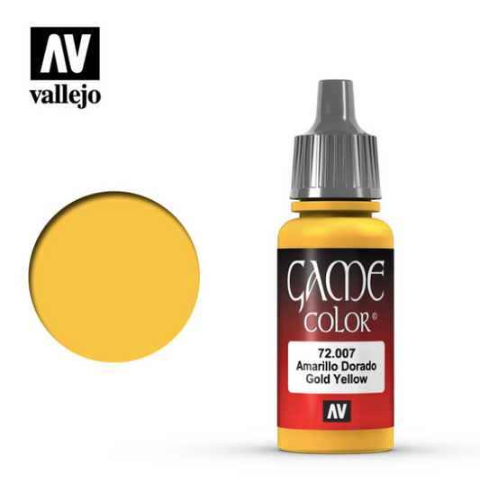 Vallejo Game Color Paint: Gold Yellow (17ml)