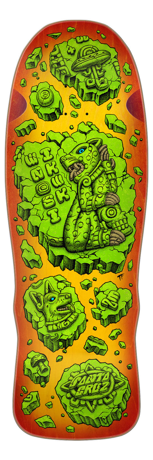 SANTA CRUZ ERICK WINKOWSKI JAGUAR SHAPED 10.35" SKATEBOARD DECK