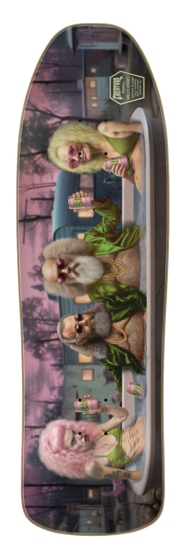 CREATURE KIMBEL MANOR VX 9.35" SKATEBOARD DECK