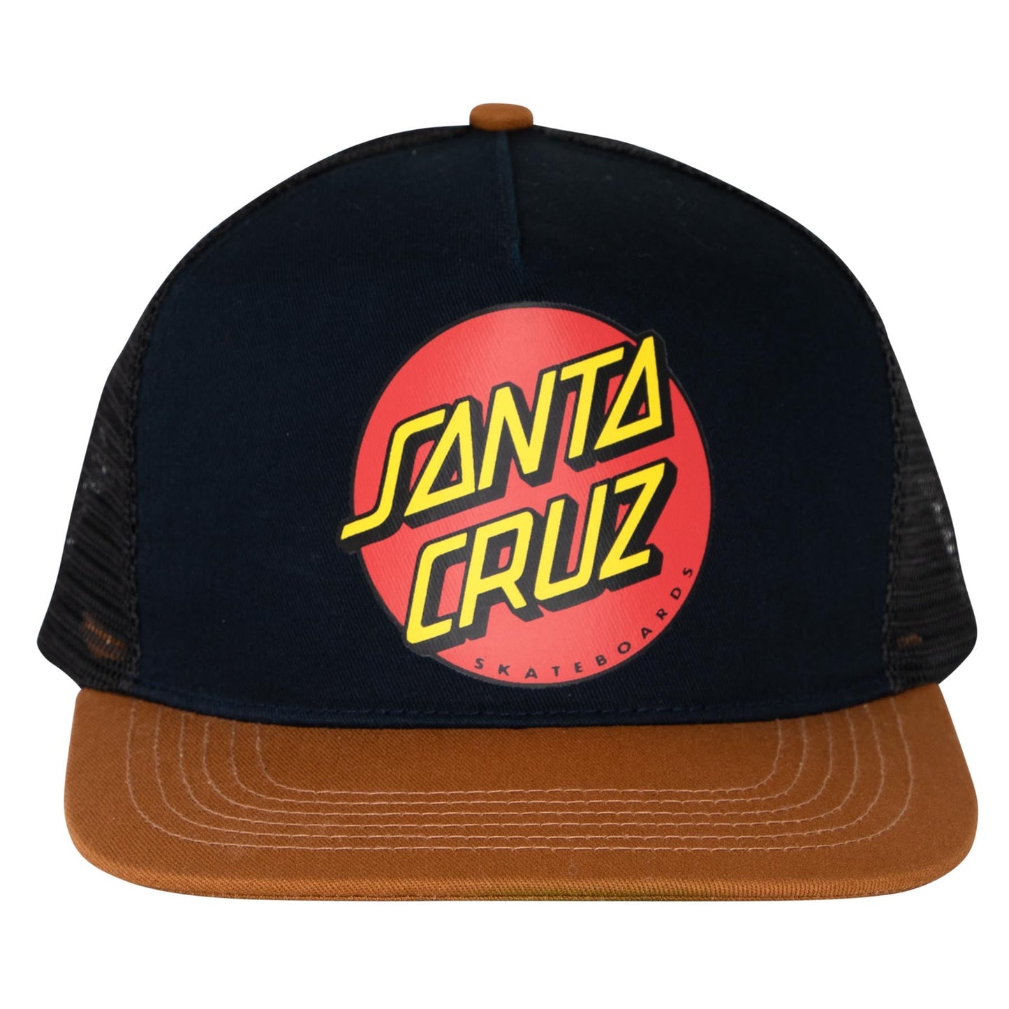 Santa Cruz Classic Dot Mesh Trucker High Profile Mens Hat