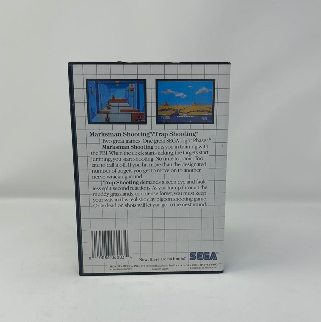 Marksman Shooting & Trap Shooting - Sega Master System - Complete in Box Game