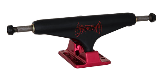 INDEPENDENT STAGE 11 FORGED HOLLOW VOLTAGE SPAN BLACK ANO RED SKATEBOARD TRUCKS