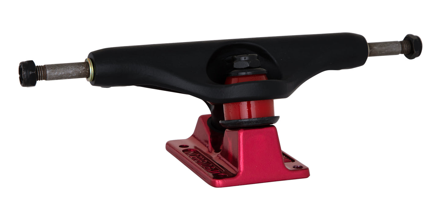 INDEPENDENT STAGE 11 FORGED HOLLOW VOLTAGE SPAN BLACK ANO RED SKATEBOARD TRUCKS