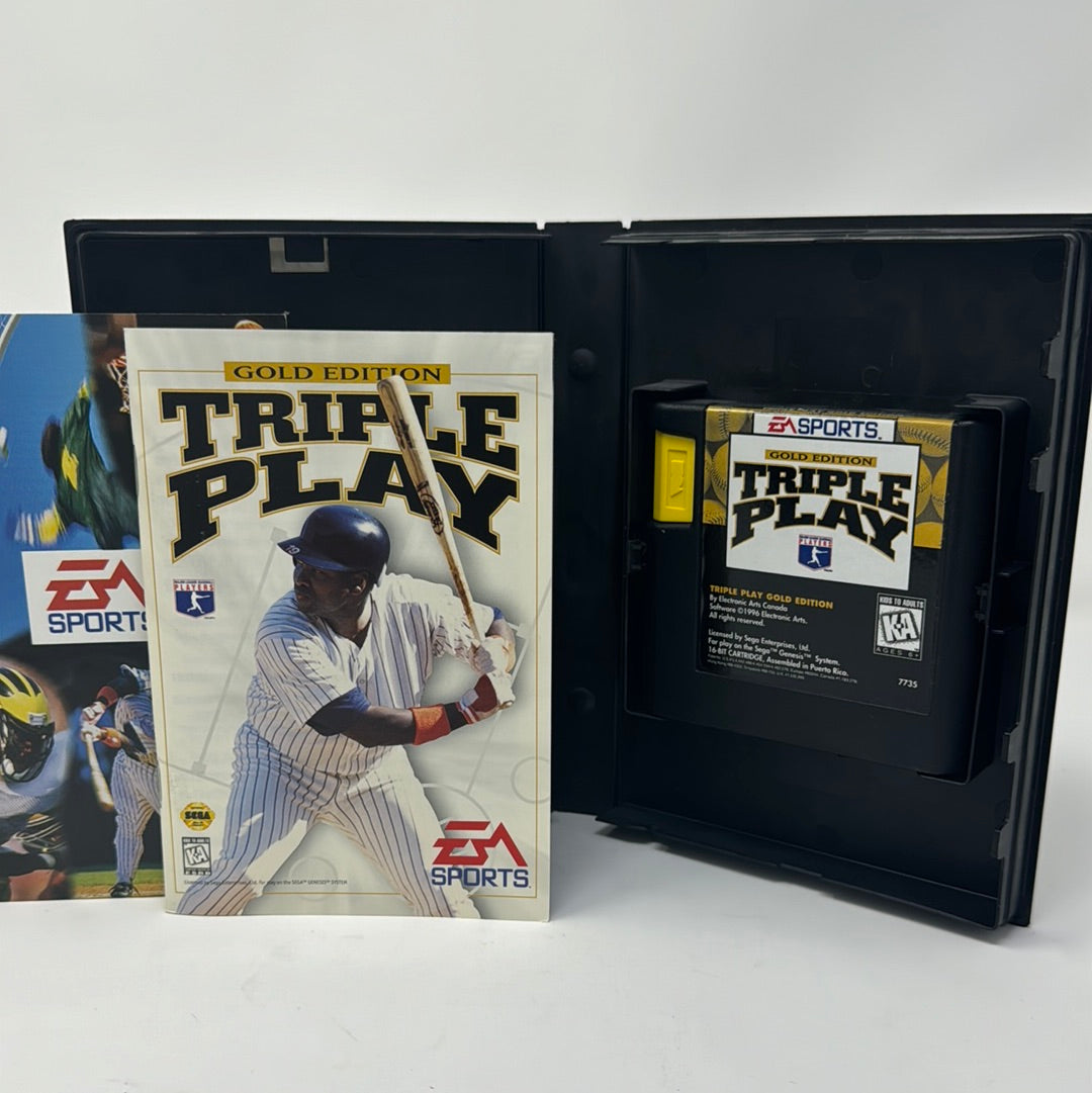 Triple Play Gold Edition - Sega Genesis - Complete in Box Game