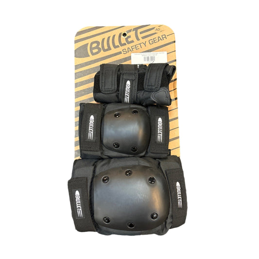 Bullet Adult Pad Set Wrist Guards / Elbow Pads / Knee Pads